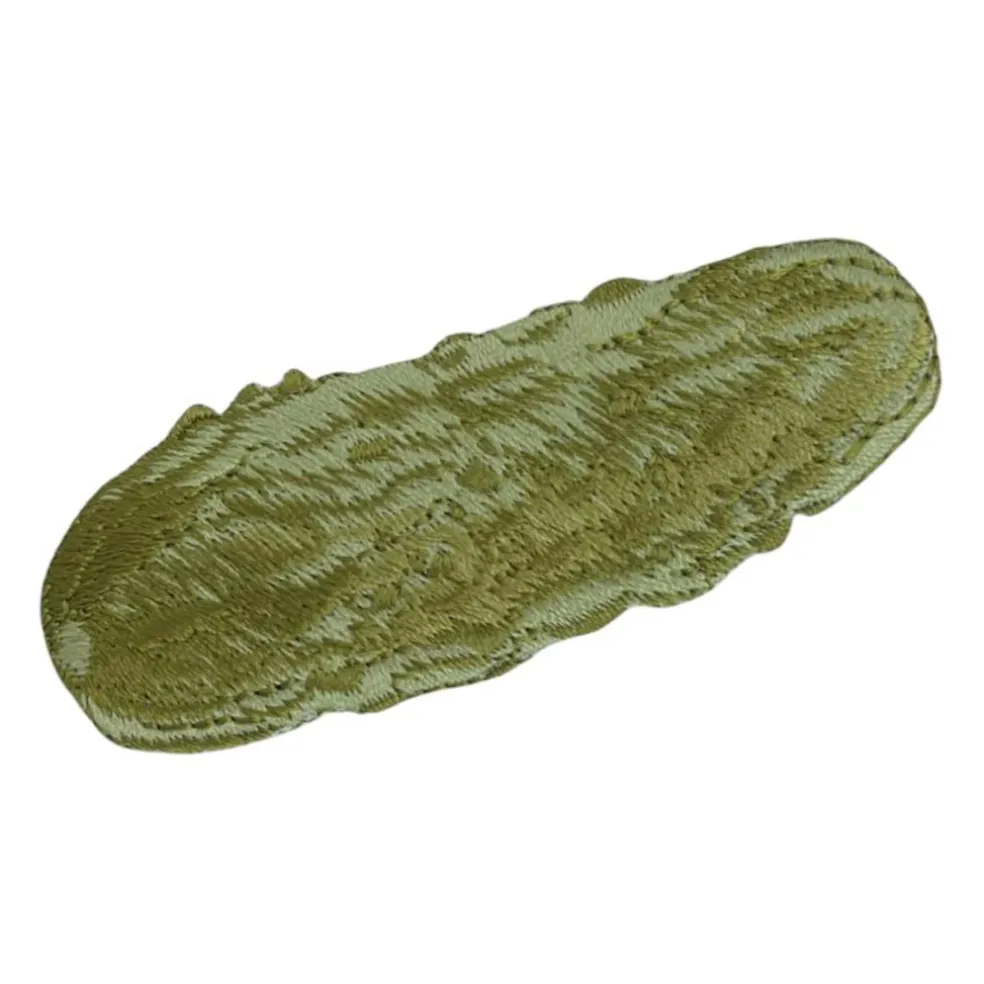 Dill Pickle, Food, Snacks, Embroidered, Iron on Patch