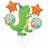 Dinosaur Dinomite Party Foil Balloon Bouquet