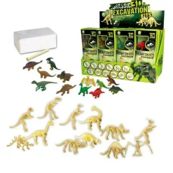 Dinosaur Skeleton Fossil Excavation Kit - Pack of 12