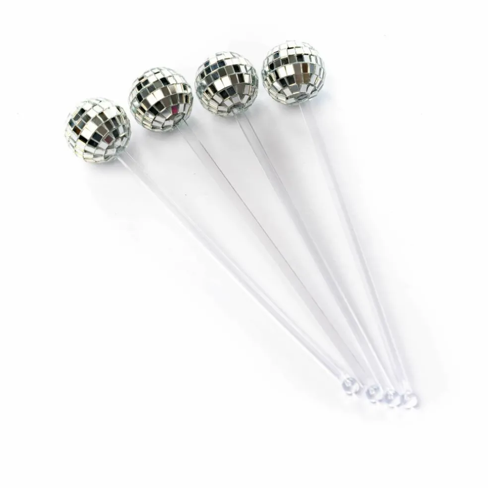 Disco Drink Stirrers, 4ct.