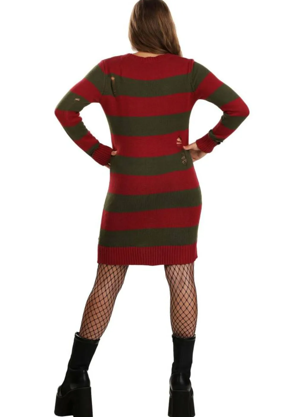 Distressed Nightmare on Elm Street Sweater Dress for Women