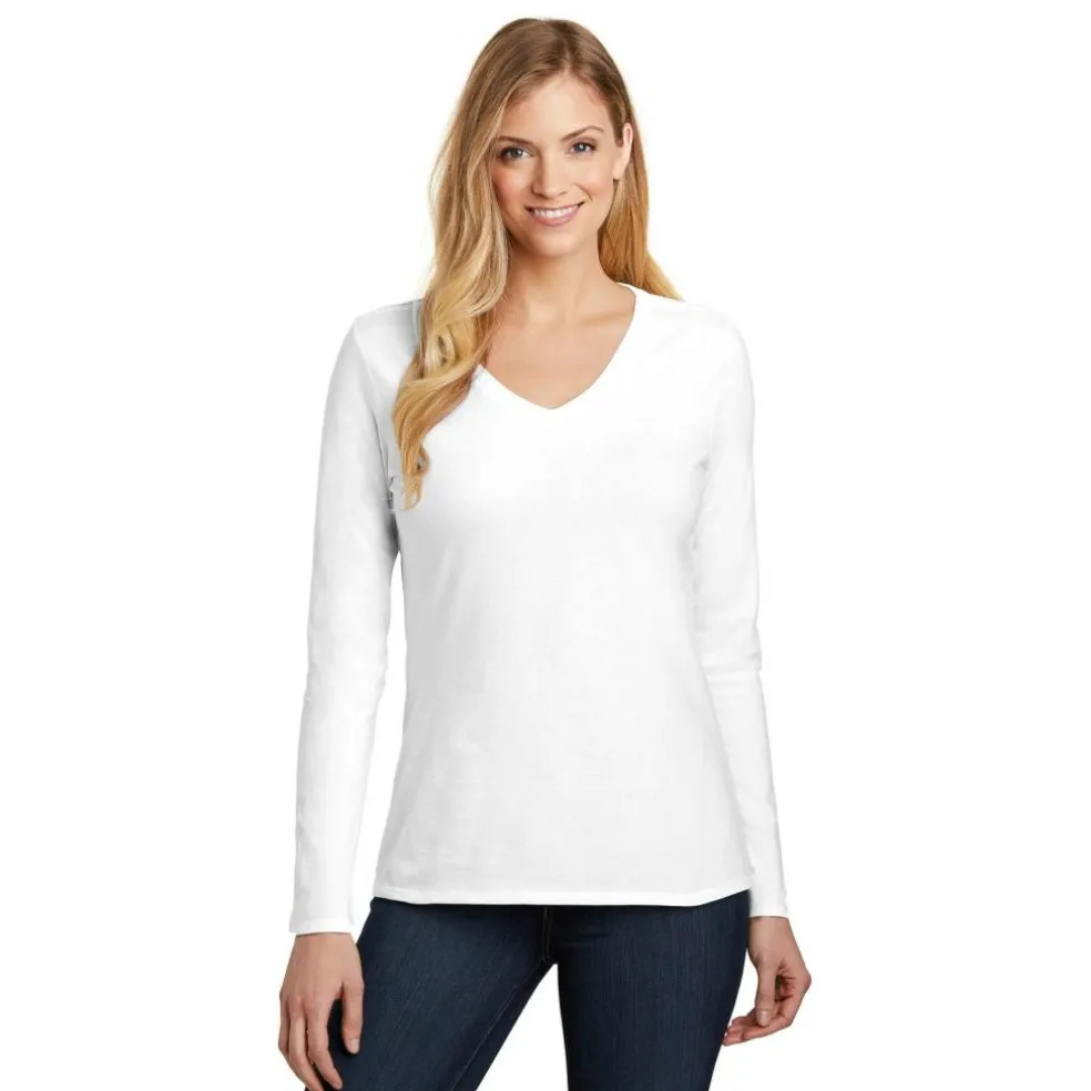 District® Very Important Tee® Long Sleeve V-Neck Women's T-Shirt