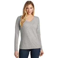 District® Very Important Tee® Long Sleeve V-Neck Women's T-Shirt