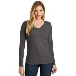 District® Very Important Tee® Long Sleeve V-Neck Women's T-Shirt