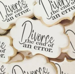 Divorce the End of An Error Cookie Stencil