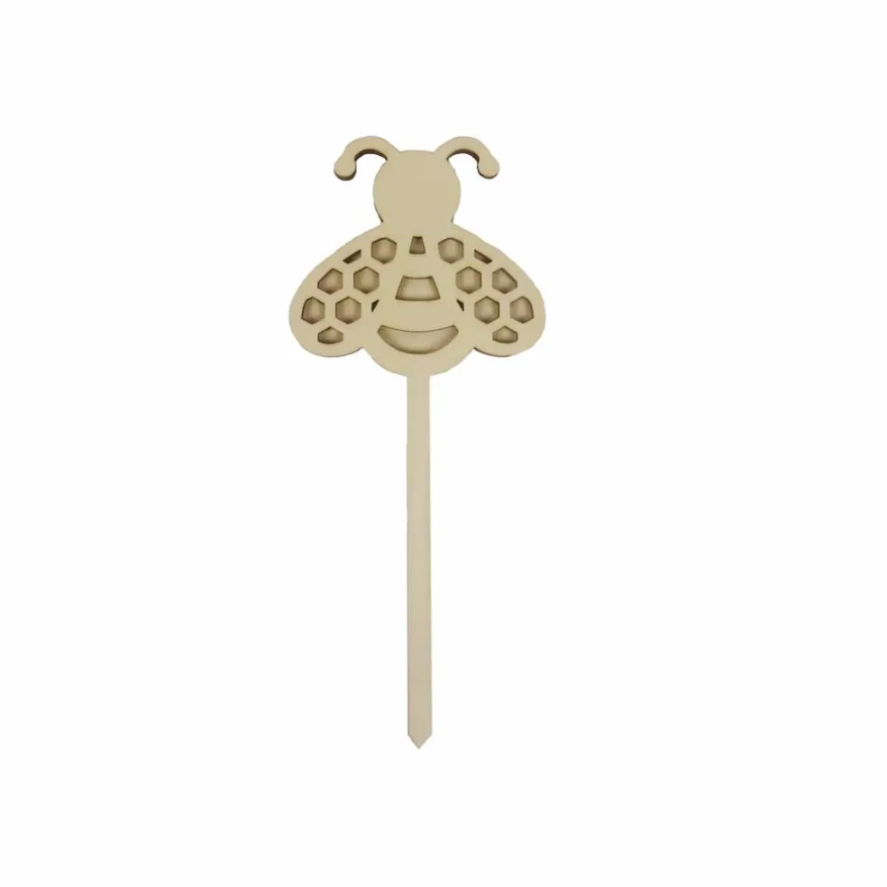 7.75" DIY Bee Pick Wood Décor by Make Market®
