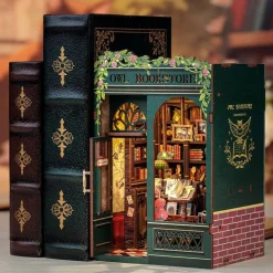 DIY Book Nook Kit - Owl Bookstore