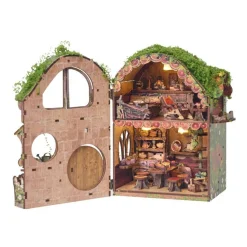 DIY Book Nook Kit - Woodland Daisy Cabin