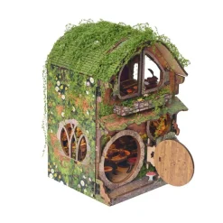 DIY Book Nook Kit - Woodland Daisy Cabin
