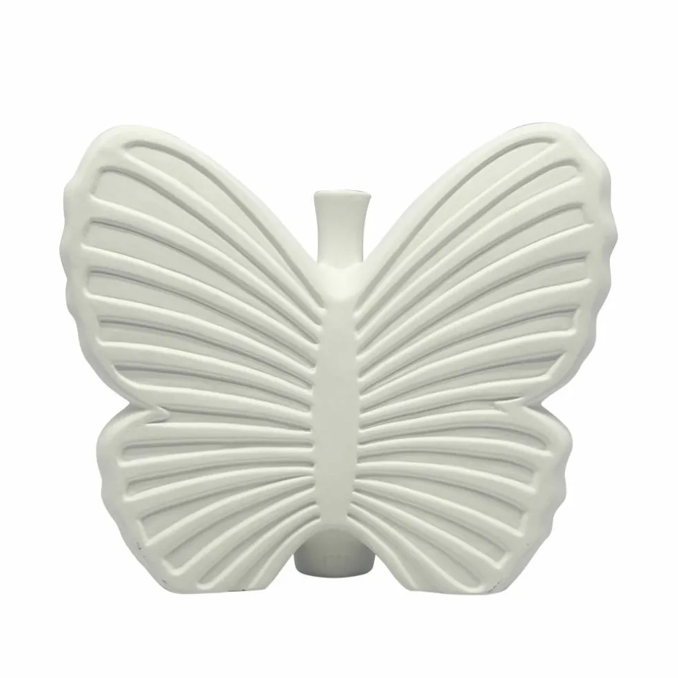 8" DIY Ceramic Butterfly Vase by Make Market®
