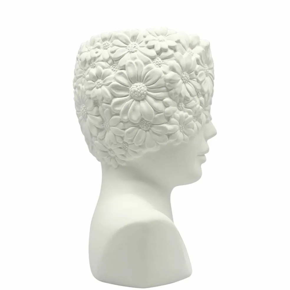 8" DIY Ceramic Floral Girl Vase by Make Market®