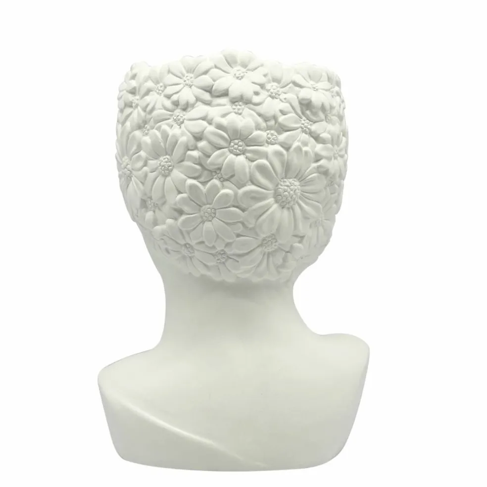8" DIY Ceramic Floral Girl Vase by Make Market®