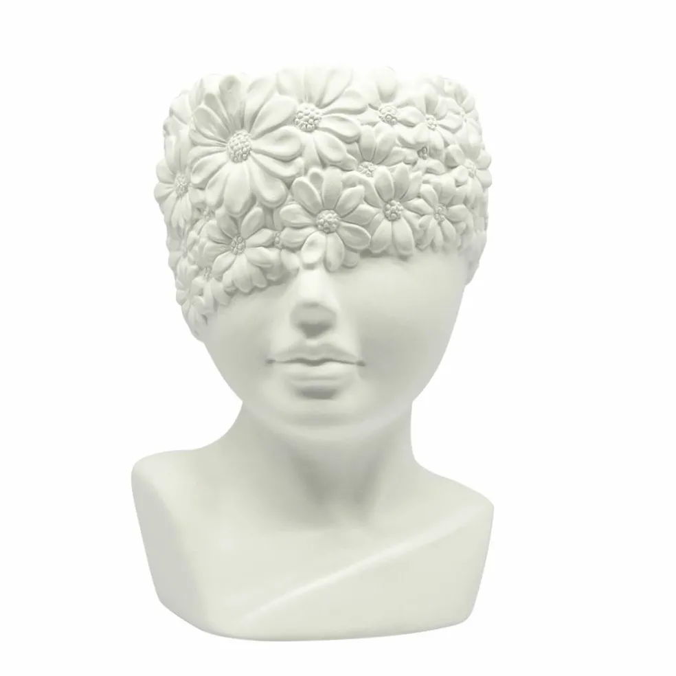 8" DIY Ceramic Floral Girl Vase by Make Market®