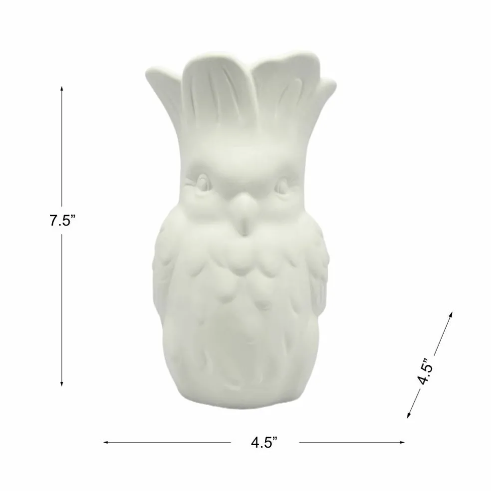 7.5" DIY Ceramic Parrot Vase by Make Market®