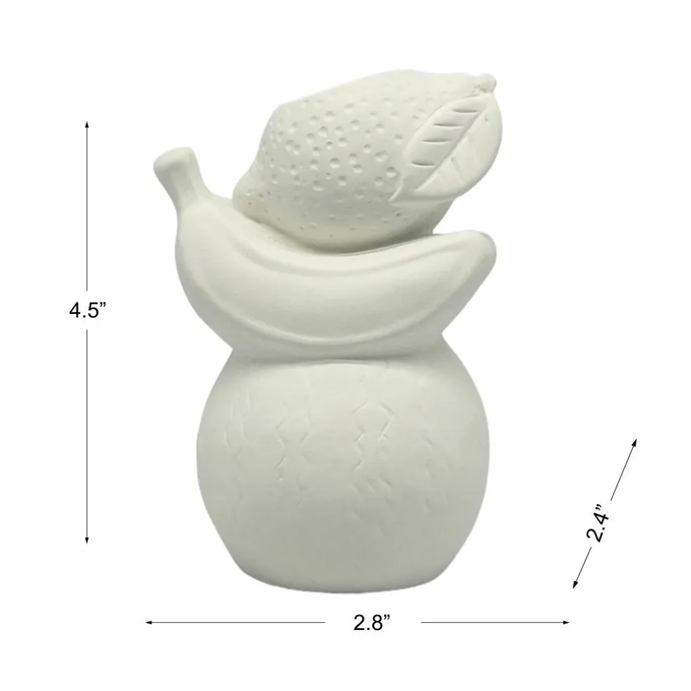 4.5" DIY Ceramic Stacked Fruit Bud Vase by Make Market®
