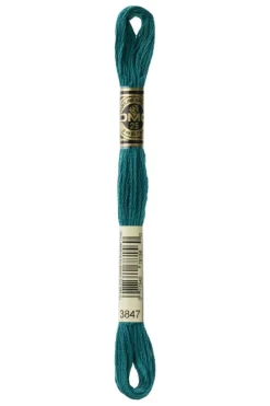 DMC® - 3847 (Chinese Green)-- Six-Strand Embroidery Floss Skein