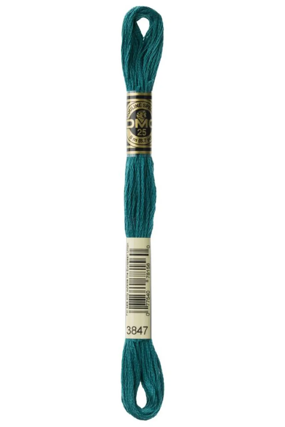 DMC® - 3847 (Chinese Green)-- Six-Strand Embroidery Floss Skein
