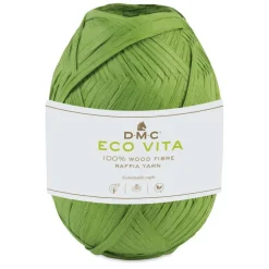 DMC Eco Vita Raffia Yarn - 08 Green, 109 yards
