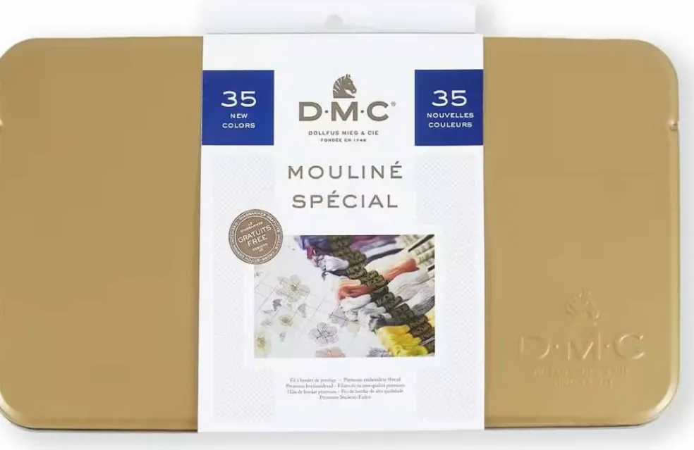 DMC Embroidery Floss Collector's Tin (35 Colors)