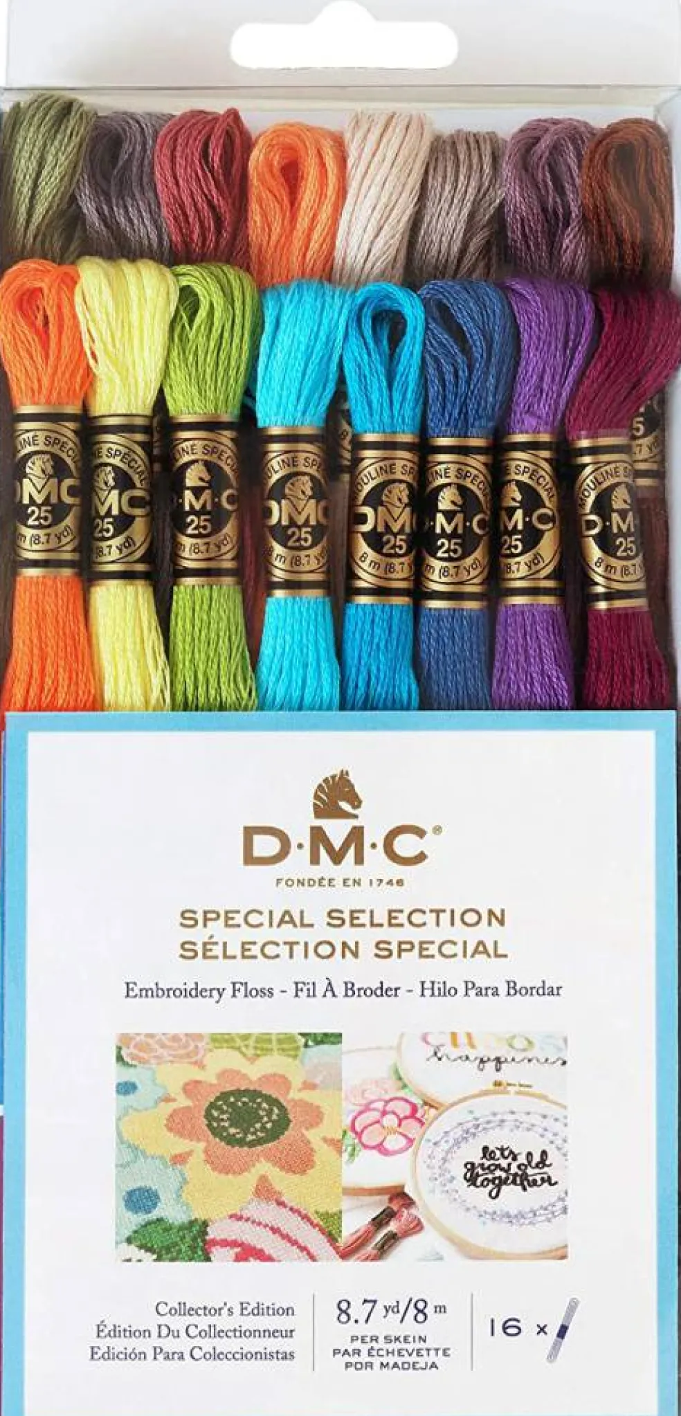DMC Embroidery Floss Pack 16/Pkg
