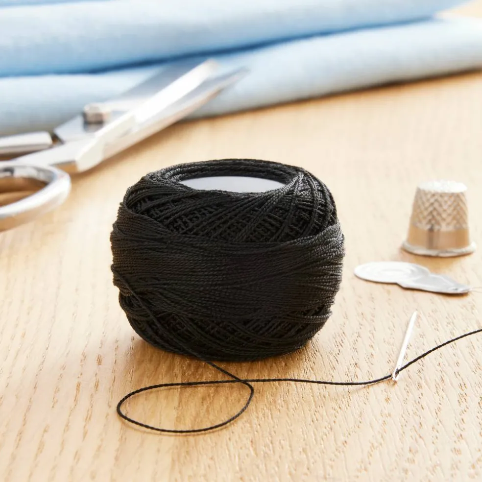 DMC® Pearl Cotton Thread Ball, 310 Black