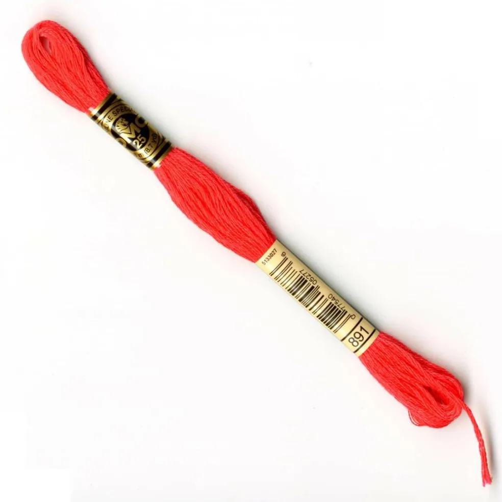 DMC® 117 6 Strand Cotton Embroidery Floss, Red