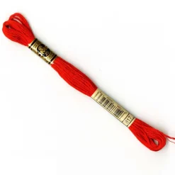 DMC® 117 6 Strand Cotton Embroidery Floss, Red