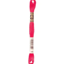 DMC® 117 6 Strand Cotton Embroidery Floss, Red