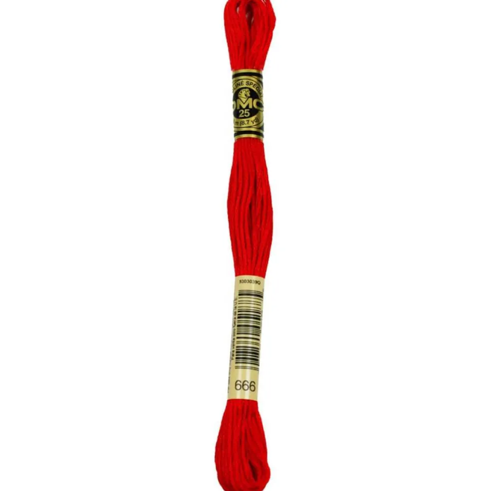 DMC® 117 6 Strand Cotton Embroidery Floss, Red