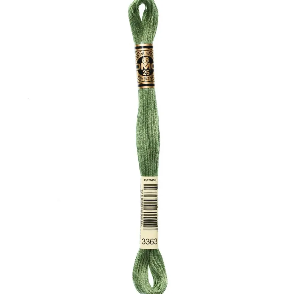 DMC® 6 Strand Embroidery Floss, Muted Green