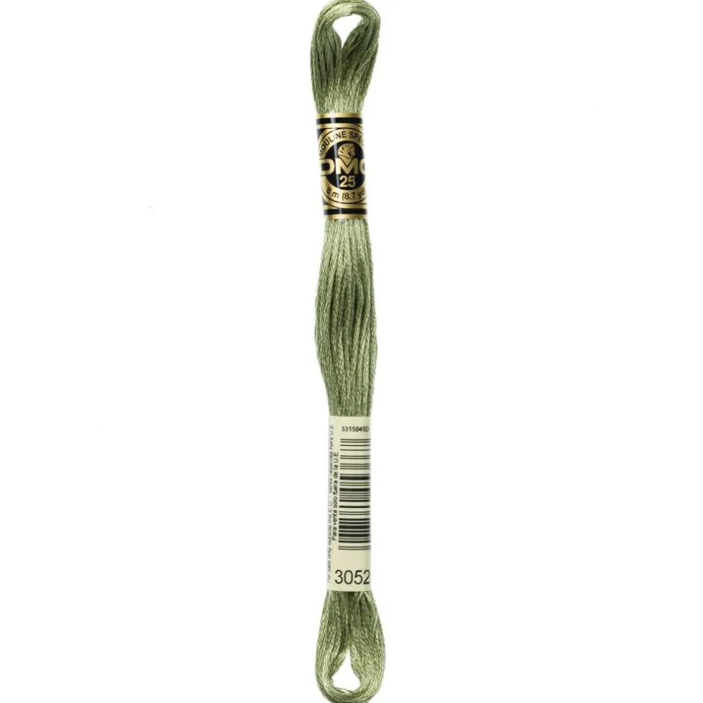 DMC® 6 Strand Embroidery Floss, Muted Green