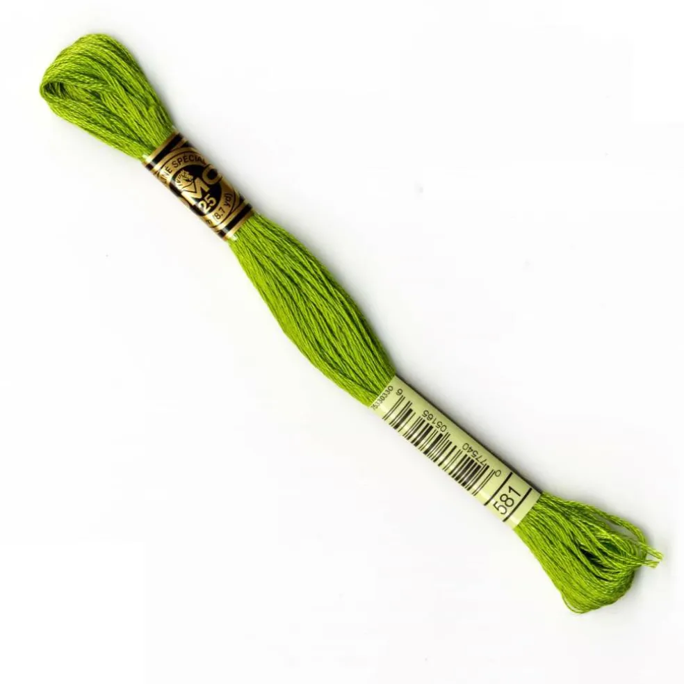 DMC® 6 Strand Embroidery Floss, Muted Green