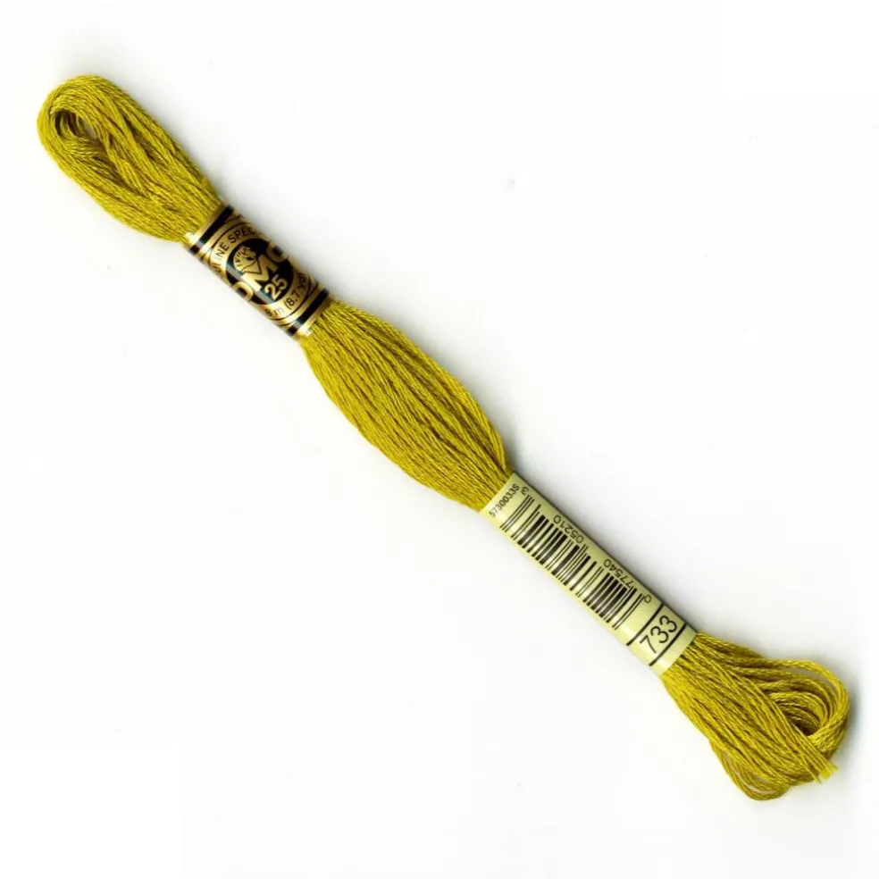 DMC® 6 Strand Embroidery Floss, Muted Green