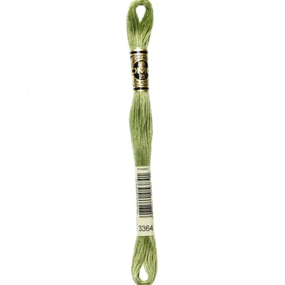 DMC® 6 Strand Embroidery Floss, Muted Green