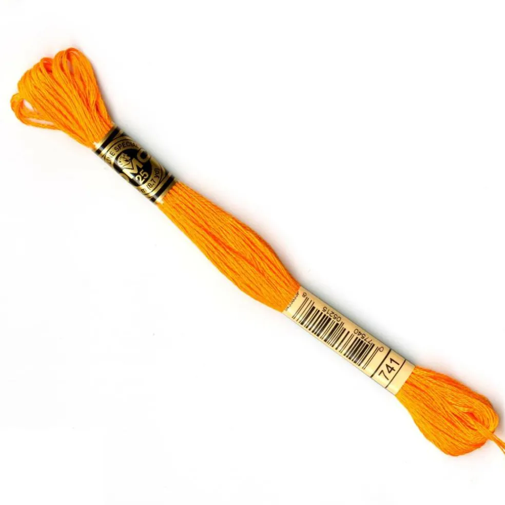 DMC® 6 Strand Embroidery Floss, Orange