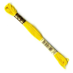 DMC® 6 Strand Embroidery Floss, Yellow