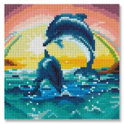 Dolphins Painting Diamond Art Kit by Make Market®