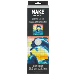 Dolphins Painting Diamond Art Kit by Make Market®