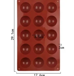 Dome Chocolate Silicone Mold - Cocoa Bombs, Cakes, Spheres