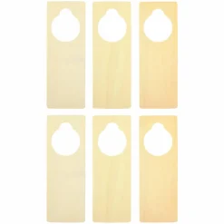 Door Hangers Wood by Creatology™, 6ct.