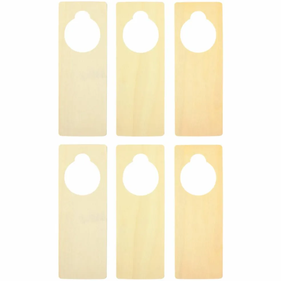 Door Hangers Wood by Creatology™, 6ct.