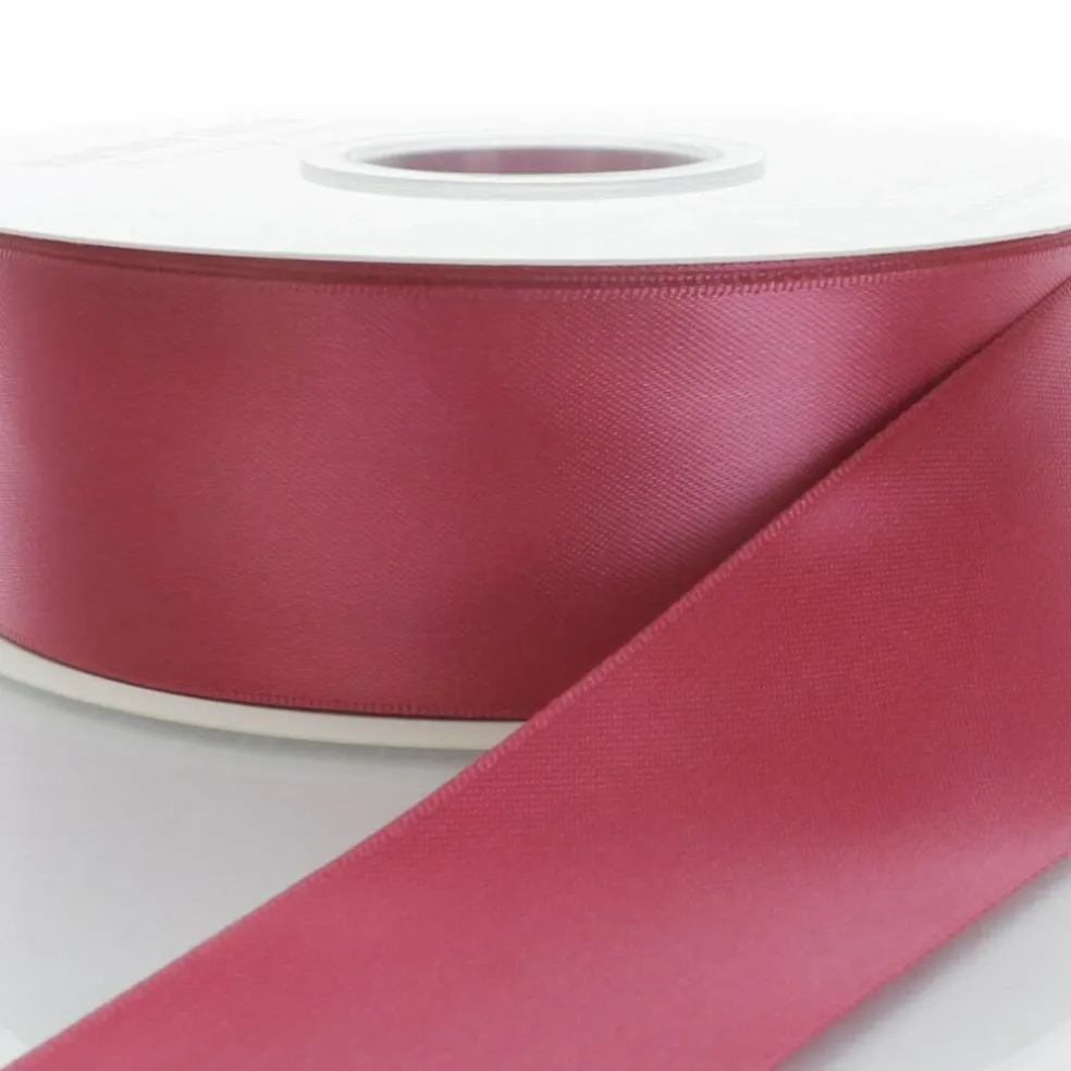 4" Double Faced Satin Ribbon 175 Shocking Pink 100yd