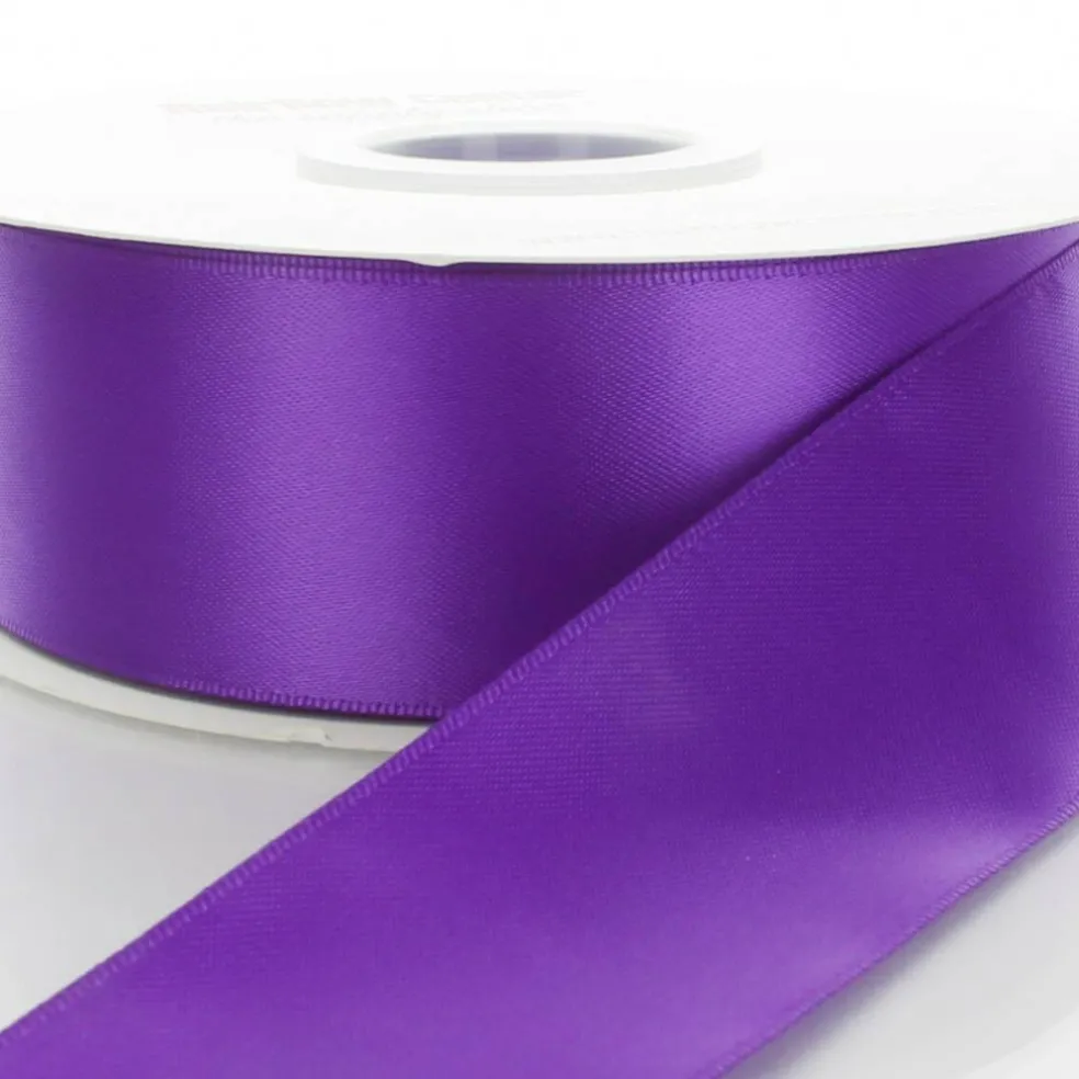 4" Double Faced Satin Ribbon 175 Shocking Pink 100yd