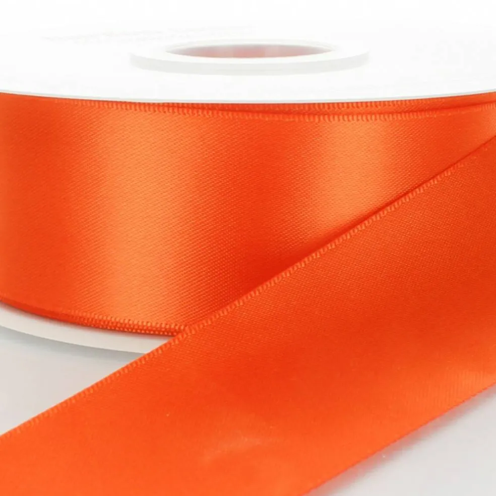 4" Double Faced Satin Ribbon 175 Shocking Pink 100yd