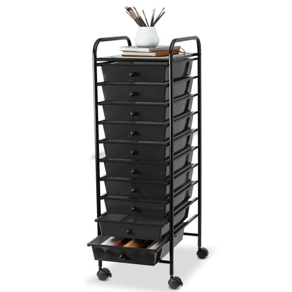 10 Drawer Rolling Cart by Simply Tidy®