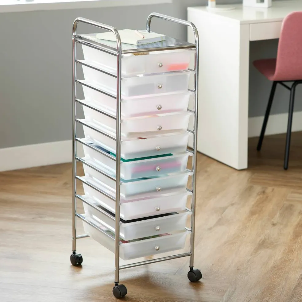 10 Drawer Rolling Cart by Simply Tidy®
