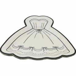 7" Dress Shaped Snack Plates, 8ct. by Celebrate It™