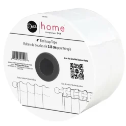 DritzĀ® Home 4" White Woven Rod Loop Tape
