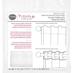 Dritz® Home White Woven Rod Loop Tape, 4'' x 6yd.