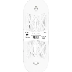 DritzĀ® White Cotton 12 Snap Tape, 8yd.